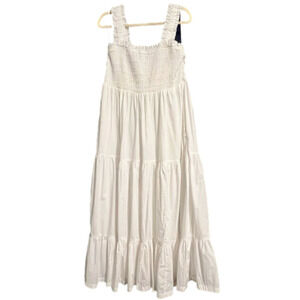 Abercrombie & Fitch maxi dress, white, XLP